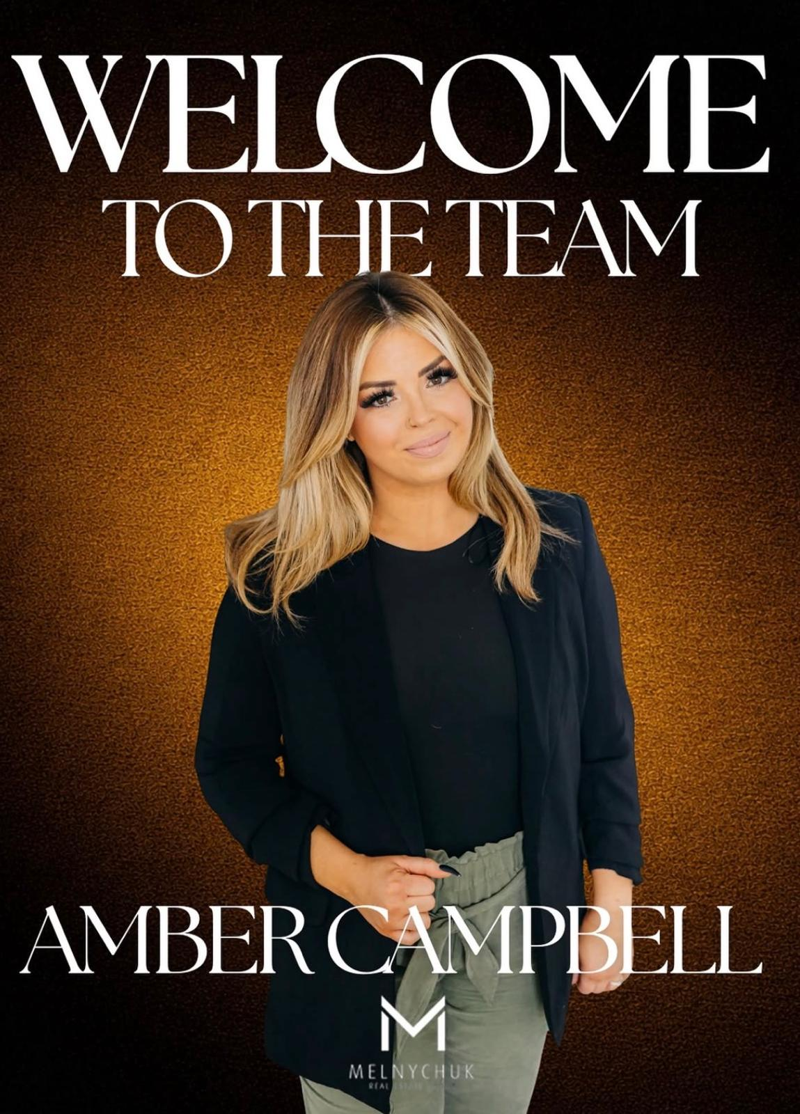 Welcome to the Team — Amber Campbell